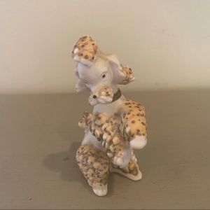 Vintage Ceramic Poodle Figurine